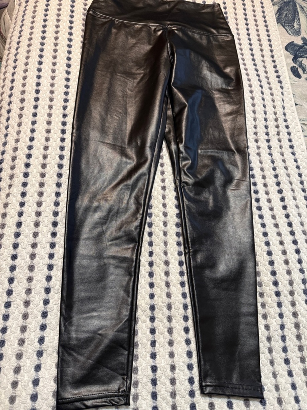 Hot Kiss Black Faux Skinny Pants